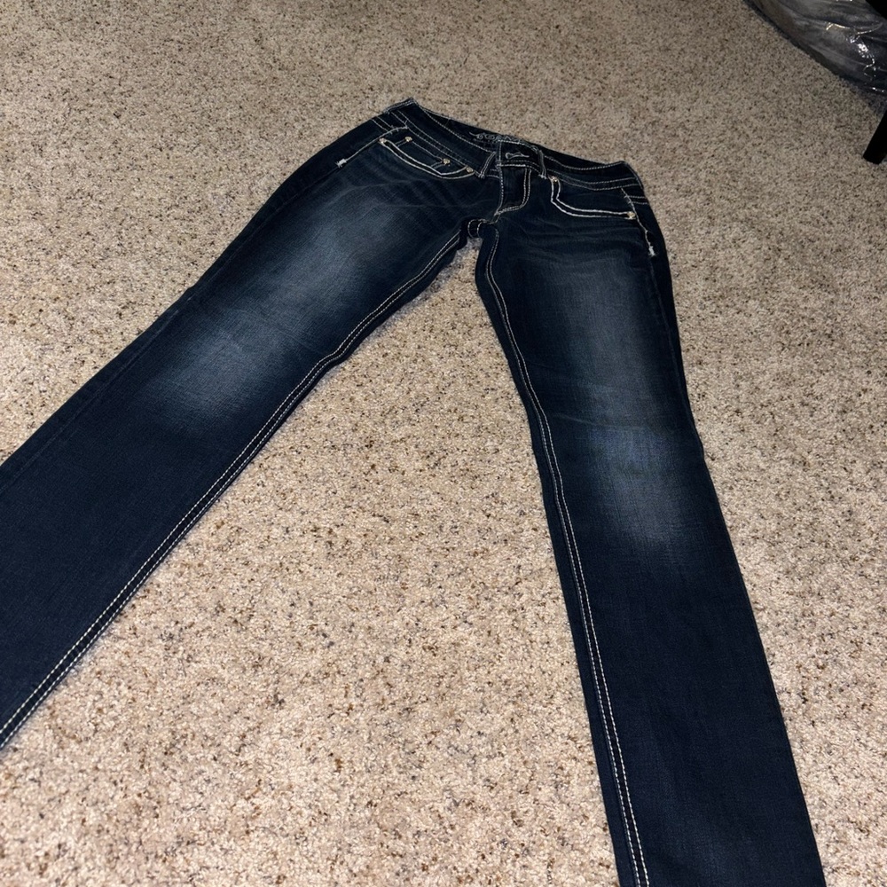 Women's Dark Blue Jeans